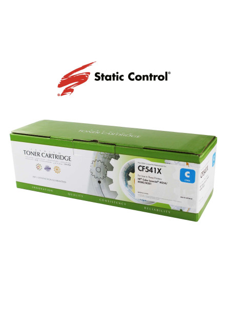 Картридж Static Control сумісний аналог HP CF541X (203X) cyan Картридж Static Control сумісний аналог HP CF541X (203X) cyan