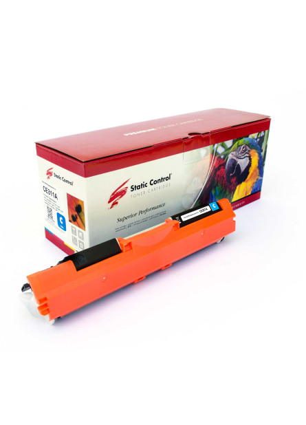 Картридж Static Control Parrot сумісний аналог HP CE311A (126A)/CF351A (130A), Canon 729 cyan
