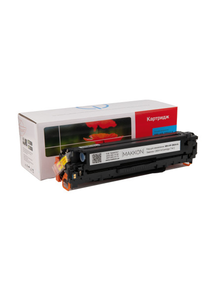 Картридж MAKKON сумісний аналог HP CB541A (125A), Canon 716 cyan Картридж MAKKON сумісний аналог HP CB541A (125A), Canon 716 cyan