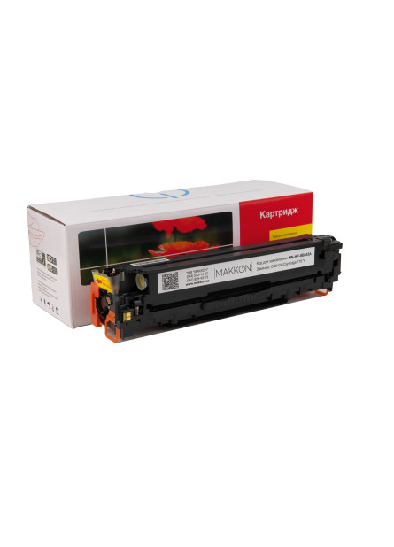 Картридж MAKKON сумісний аналог HP CB542A (125A), Canon 716 yellow Картридж MAKKON сумісний аналог HP CB542A (125A), Canon 716 yellow