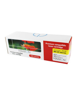 Картридж MAKKON сумісний аналог HP СE312A (126A), Canon 729 yellow