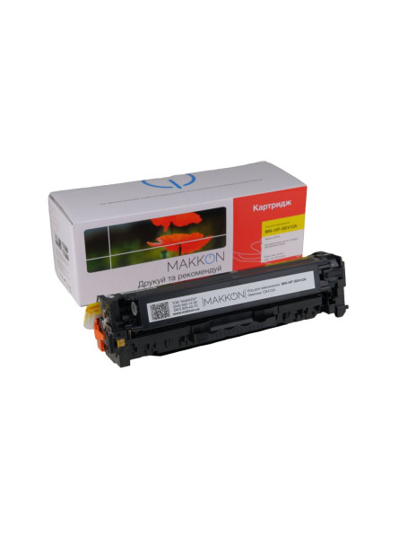 Картридж MAKKON сумісний аналог HP CE412A (305A) yellow Картридж MAKKON сумісний аналог HP CE412A (305A) yellow