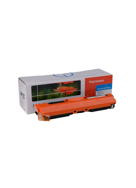 Картридж MAKKON сумісний аналог HP СF351A (130A) cyan