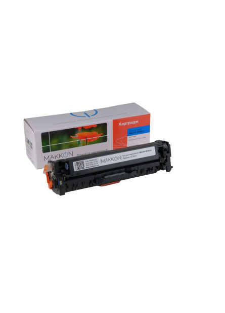Картридж MAKKON сумісний аналог HP CF381A (312A) cyan
