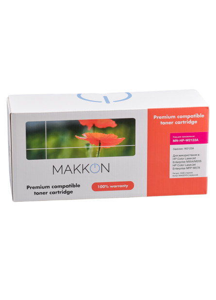 Картридж MAKKON HP W2123A (212A) для CLJ M554/M555/M578 magenta Картридж MAKKON HP W2123A (212A) для CLJ M554/M555/M578 magenta