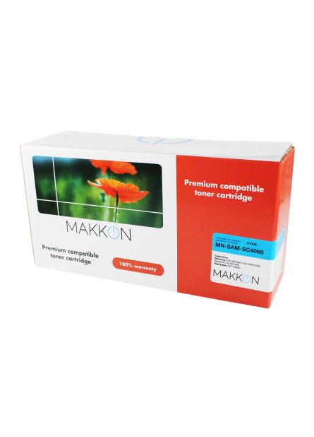 Картридж MAKKON сумісний аналог Samsung CLT-C406S cyan
