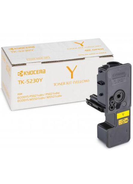 Тонер-картридж Kyocera TK-5230Y yellow (1T02R9ANL0)