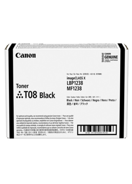 Тонер-картридж Canon T08 Black (3010C006AA)
