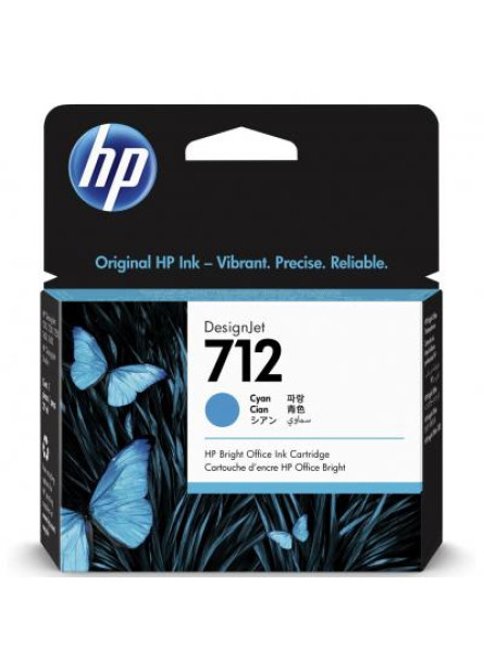 Картридж HP DJ No.712 DesignJet Т230/Т630 Cyan 29ml (3ED67A)