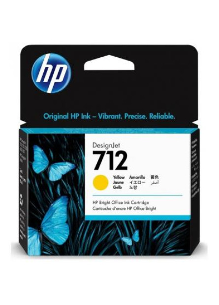 Картридж HP DJ No.712 DesignJet Т230/Т630 Yellow 29ml (3ED69A)