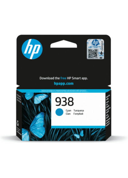 Картридж HP 938 Cyan 800ст (4S6X5PE)
