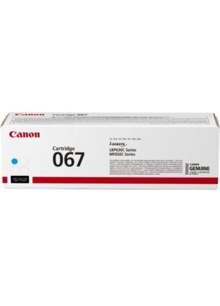 Картридж Canon 067 Cyan 1.25K для MF65x, LBP63x (5101C002AA)