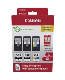 Картридж Canon PG-540 Multipack PG-540L*2/CL-541XL 2xBK, Color + GP-501 Glossy Paper (5224B015)
