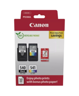 Картридж Canon PG-540 Multipack PG-540/CL-541 BK, Color + GP-501 Glossy Paper (5225B013)