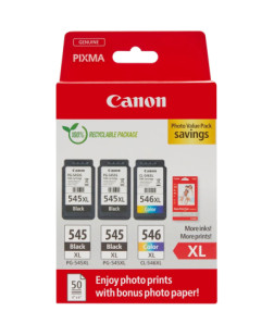 Картридж Canon PG-545/CL-546 MultipackXXL 2xBK+Color (8286B015)