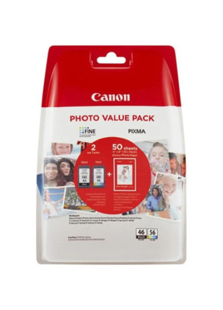Картридж Canon PG-46 + CL-56 + Paper (Value Pack) carton box (9059B006)