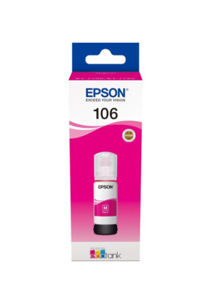 Контейнер з чорнилом Epson 106 magenta (C13T00R340)
