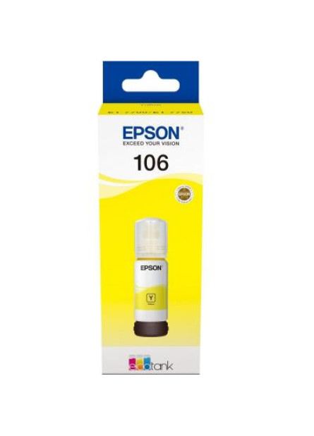 Контейнер з чорнилом Epson 106 yellow (C13T00R440)