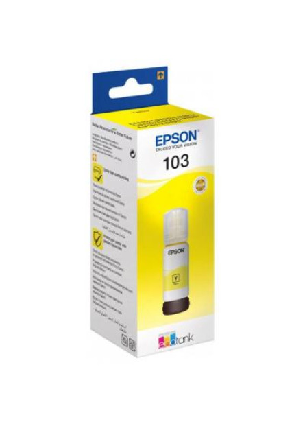 Контейнер з чорнилом Epson 103 yellow (C13T00S44A)