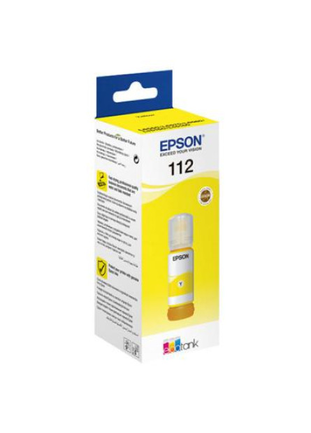 Контейнер з чорнилом Epson 112 EcoTank Pigment Yellow ink (C13T06C44A)