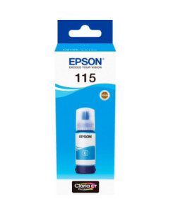 Контейнер з чорнилом Epson 115 EcoTank Cyan (C13T07D24A)