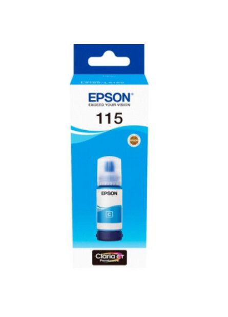 Контейнер з чорнилом Epson 115 EcoTank Cyan (C13T07D24A)