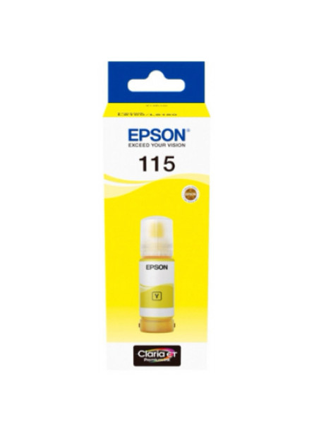Контейнер з чорнилом Epson 115 EcoTank Yellow (C13T07D44A)
