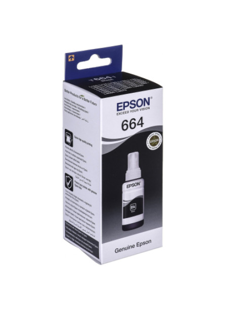 Контейнер з чорнилом Epson 664 black (70мл) L100/L200 (C13T66414A)