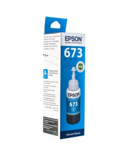 Контейнер з чорнилом Epson 673 cyan 70мл L800/1800 (C13T67324A)