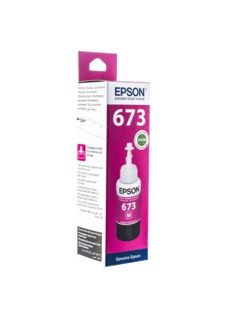 Контейнер з чорнилом Epson 673 magenta 70мл L800/1800 (C13T67334A)