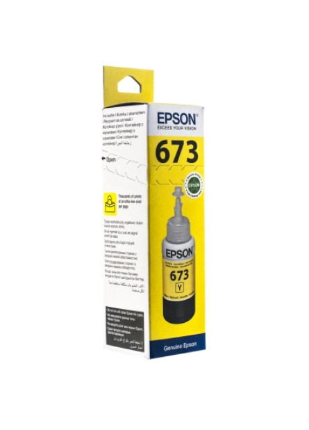 Контейнер з чорнилом Epson 673 yellow 70мл L800/1800 (C13T67344A)