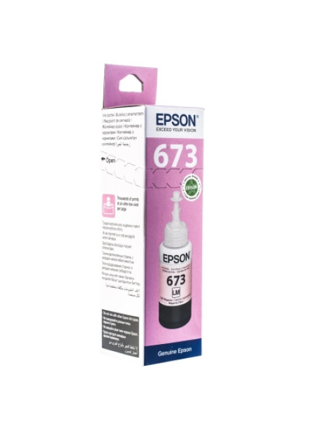 Контейнер з чорнилом Epson 673 light magenta 70мл L800/1800 (C13T67364A)