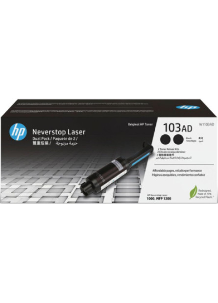 Тонер-картридж HP Neverstop 103AD Toner Reload Kit 2-Pack (W1103AD)