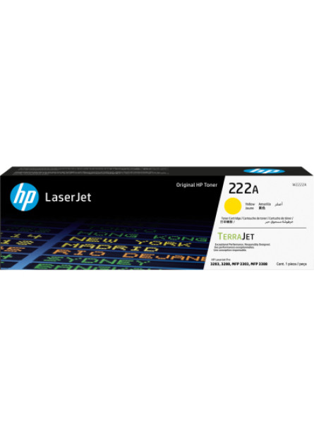 Картридж HP CLJ  222A Yellow 1.2K (W2222A)