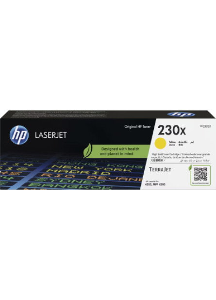 Картридж HP CLJ  230X Yellow 5.5K (W2302X)